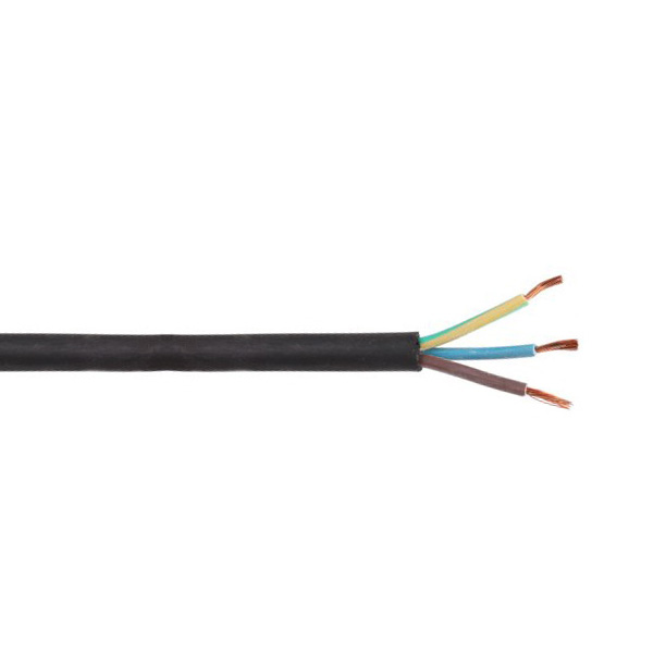 Neopreen kabel H05RN-F 3x0,75mm2 per m
diameter 6,7mm +/- 0,2mm